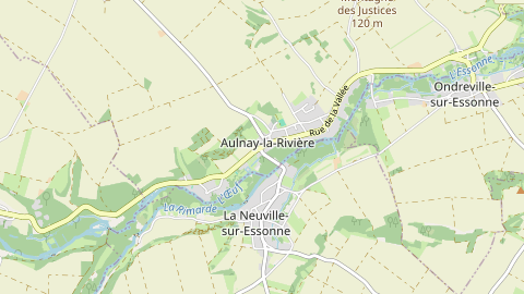 Carte de localisation de l'évènement
