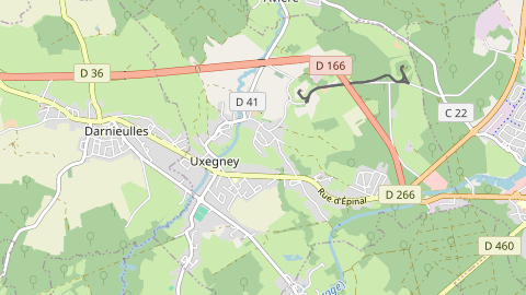 Carte de localisation de l'évènement