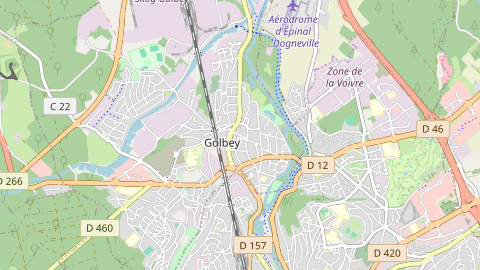 Carte de localisation de l'évènement