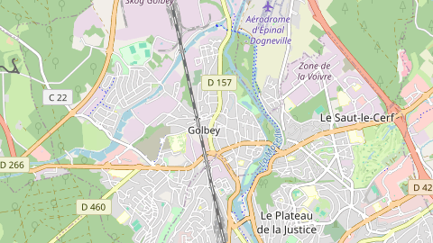 Carte de localisation de l'évènement