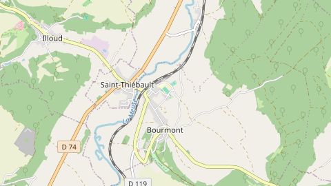 Carte de localisation de l'évènement