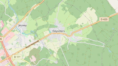Carte de localisation de l'évènement