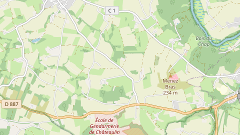 Carte de localisation de l'évènement