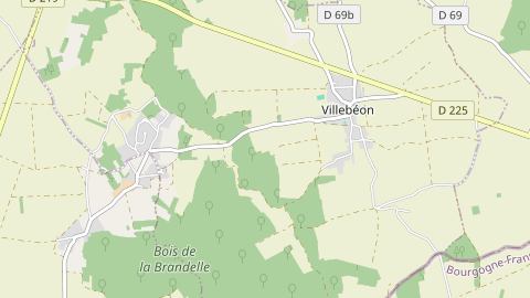 Carte de localisation de l'évènement