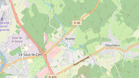 Carte de localisation de l'évènement