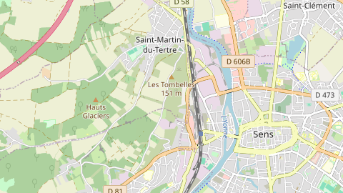 Carte de localisation de l'évènement