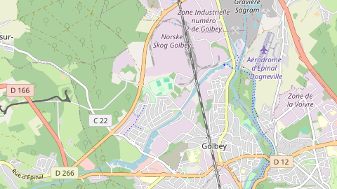 Carte de localisation de l'évènement
