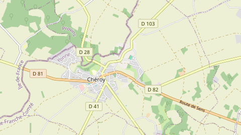 Carte de localisation de l'évènement