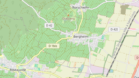 Carte de localisation de l'évènement