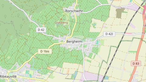 Carte de localisation de l'évènement
