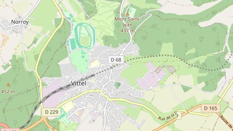 Carte de localisation de l'évènement