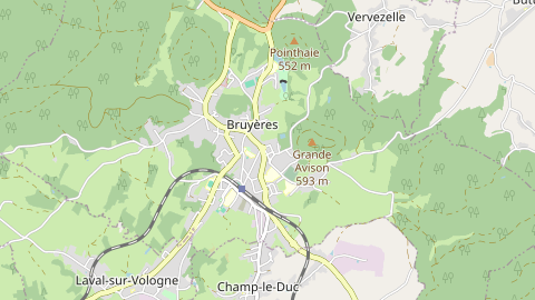 Carte de localisation de l'évènement