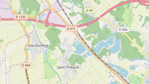 Carte de localisation de l'évènement