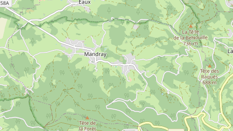 Carte de localisation de l'évènement