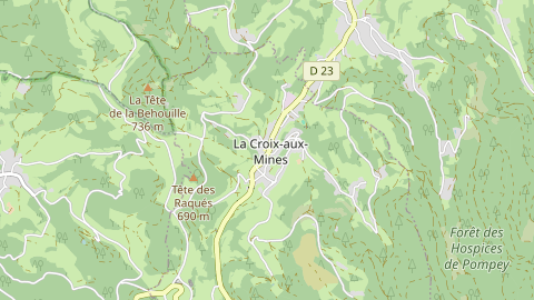 Carte de localisation de l'évènement