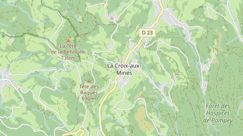 Carte de localisation de l'évènement