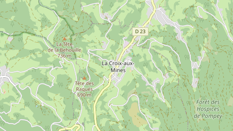 Carte de localisation de l'évènement