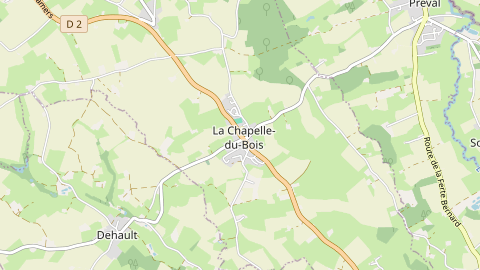Carte de localisation de l'évènement