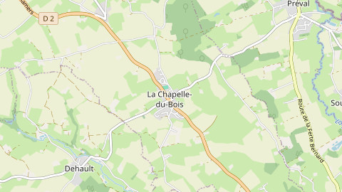 Carte de localisation de l'évènement