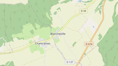 Carte de localisation de l'évènement