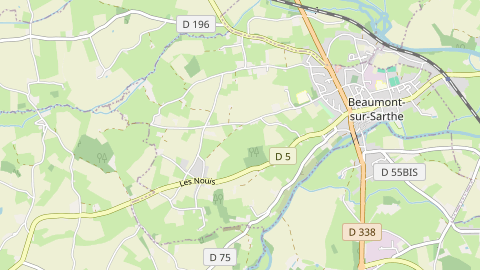 Carte de localisation de l'évènement