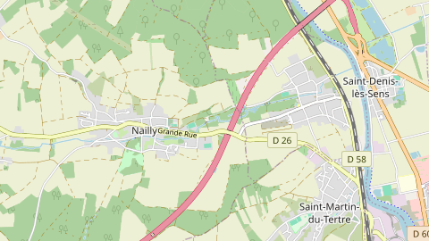 Carte de localisation de l'évènement