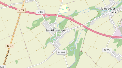 Carte de localisation de l'évènement