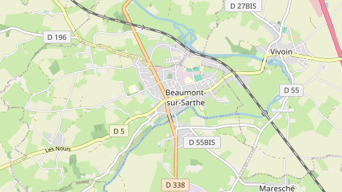 Carte de localisation de l'évènement