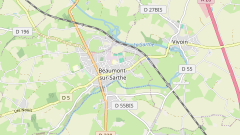 Carte de localisation de l'évènement