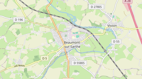 Carte de localisation de l'évènement