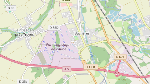 Carte de localisation de l'évènement