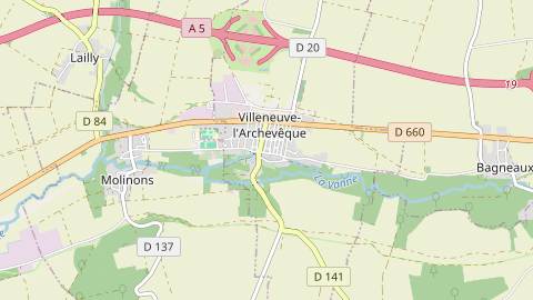 Carte de localisation de l'évènement