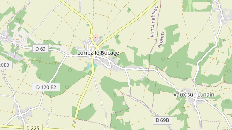 Carte de localisation de l'évènement