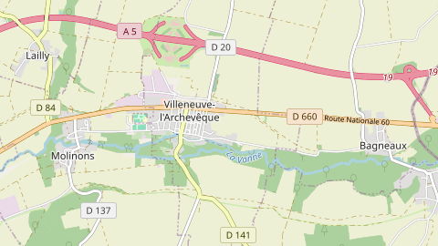 Carte de localisation de l'évènement