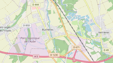 Carte de localisation de l'évènement