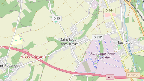 Carte de localisation de l'évènement