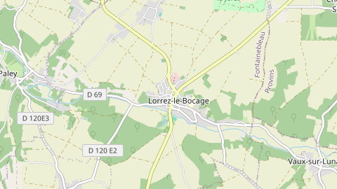 Carte de localisation de l'évènement