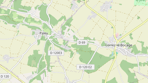 Carte de localisation de l'évènement