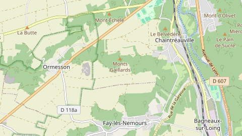 Carte de localisation de l'évènement
