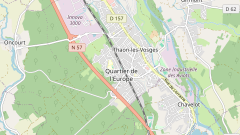 Carte de localisation de l'évènement