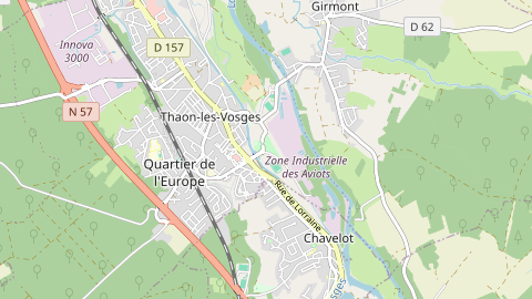 Carte de localisation de l'évènement