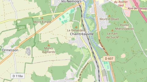 Carte de localisation de l'évènement