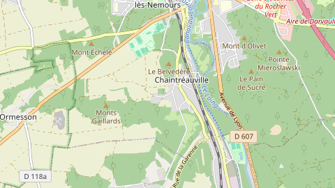Carte de localisation de l'évènement