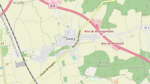 Carte de localisation de l'évènement