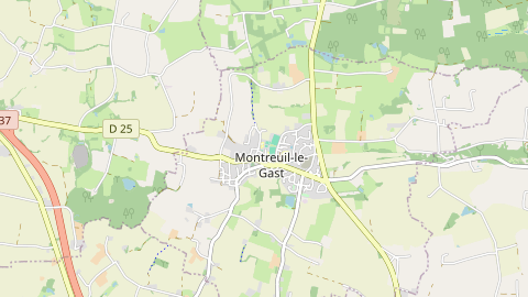 Carte de localisation de l'évènement