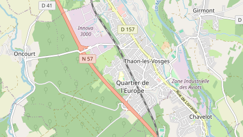 Carte de localisation de l'évènement