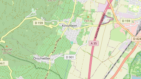 Carte de localisation de l'évènement