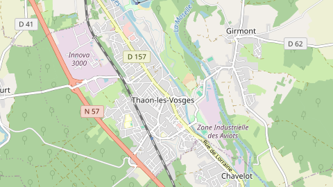 Carte de localisation de l'évènement