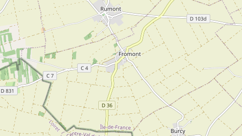 Carte de localisation de l'évènement