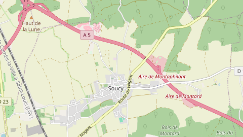 Carte de localisation de l'évènement